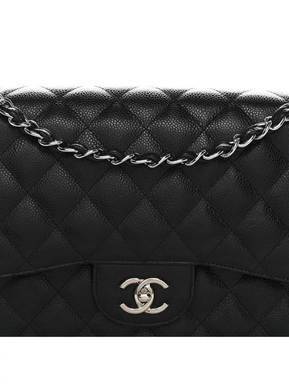 Chanel Caviar Quilted Jumbo Double Flap #295693C90B